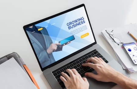 ноутбук в роботе
